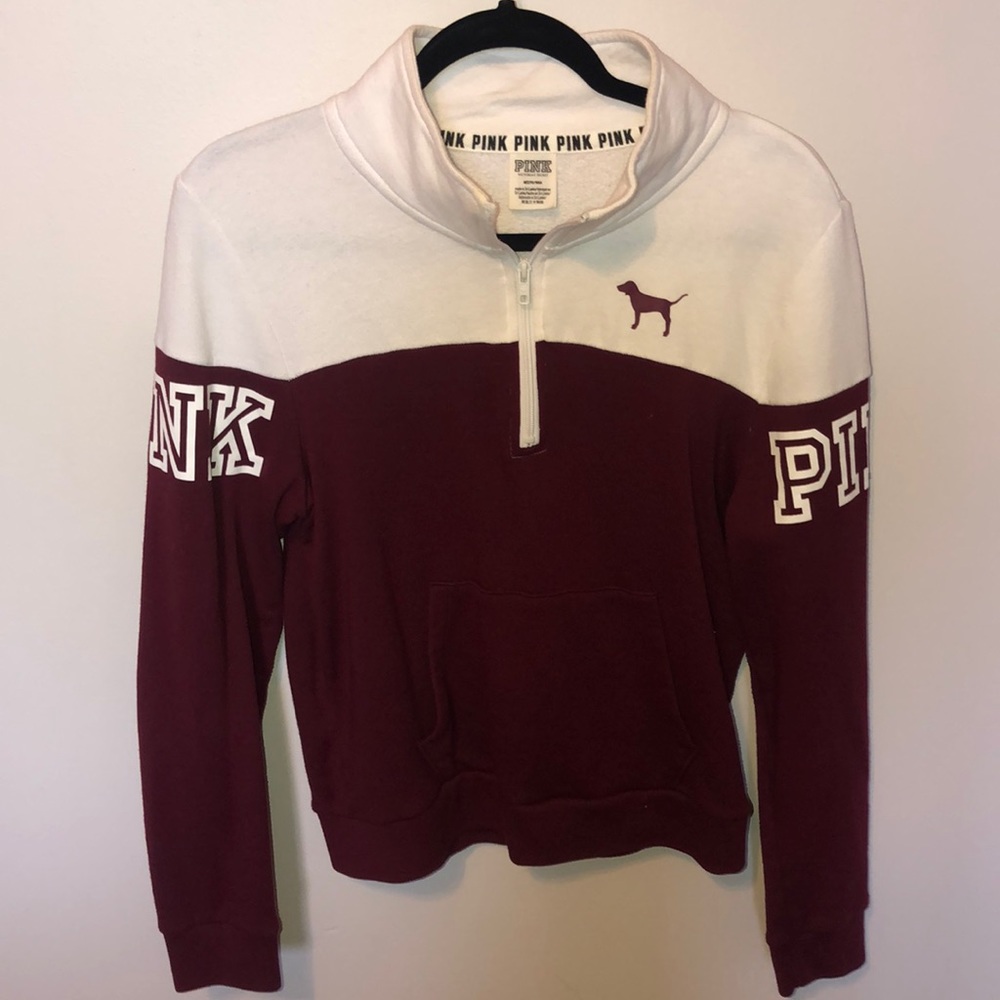 Pink pull over sweatshirt